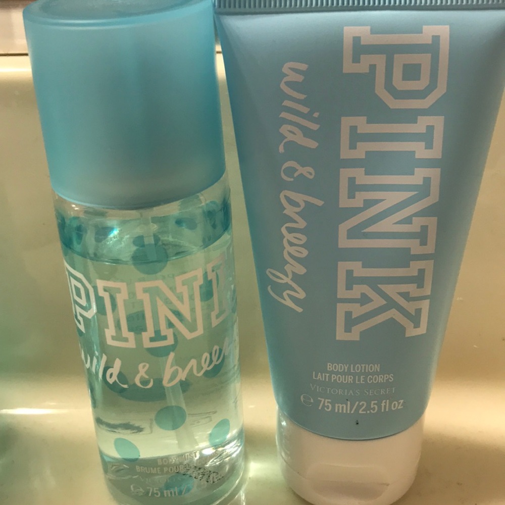 PINK BODY MIST AND LOTION